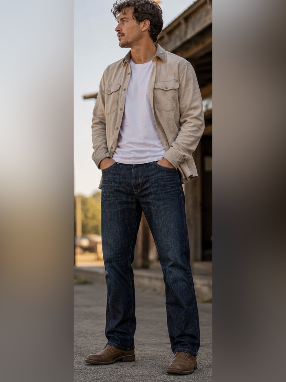 Agave Waterman Relaxed Straight Dark Wash Men’s Jeans Made in USA